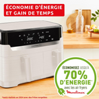 Friteuse à Air Double Tiroir 8L