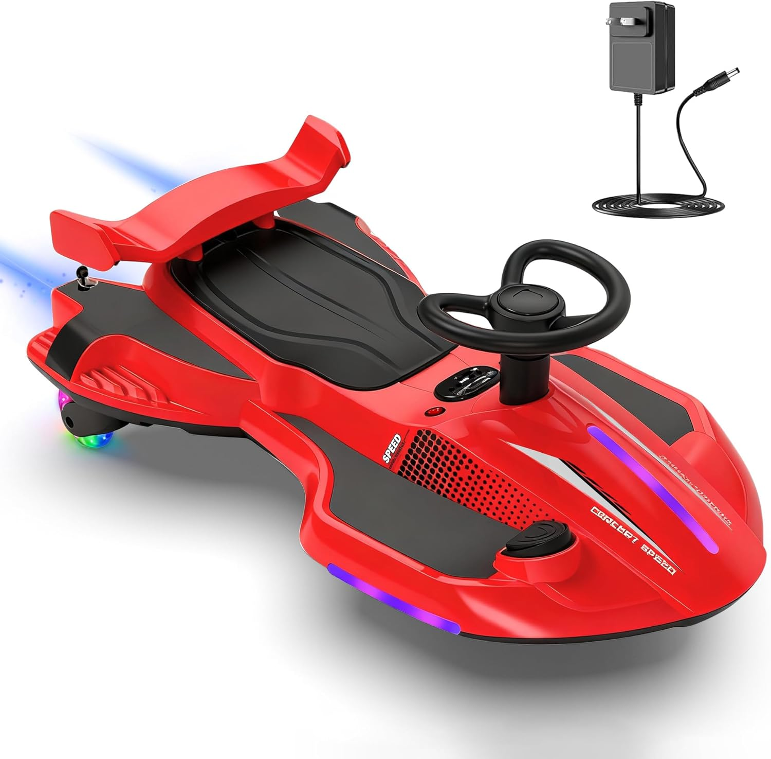 12V Electric Wiggle Ride-On Car for Kids