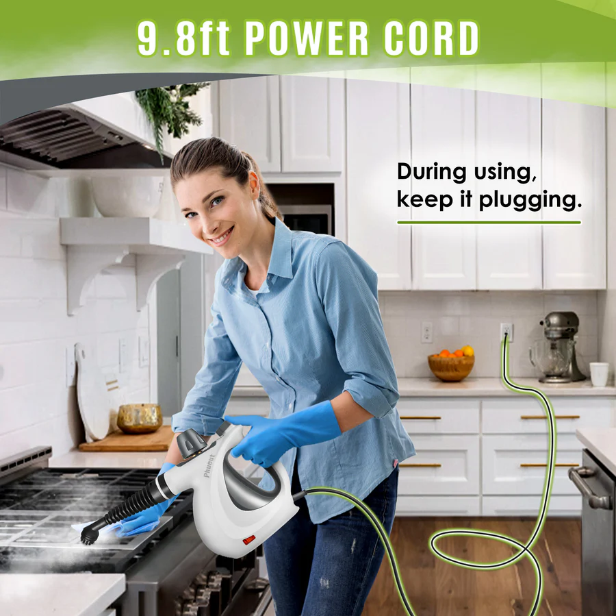 Pressurized Handheld Multi-Surface Natural Steam Cleaner